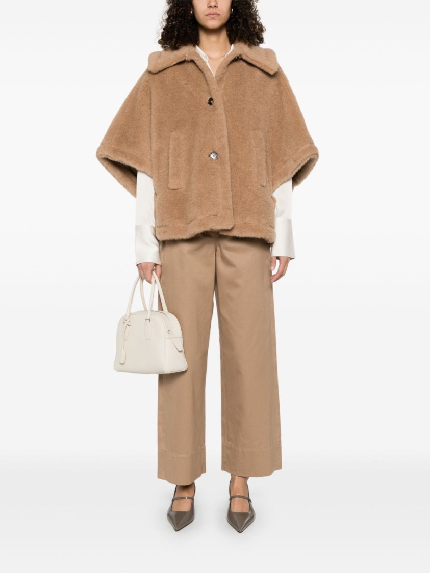 Shop Max Mara Tenebre Poncho
