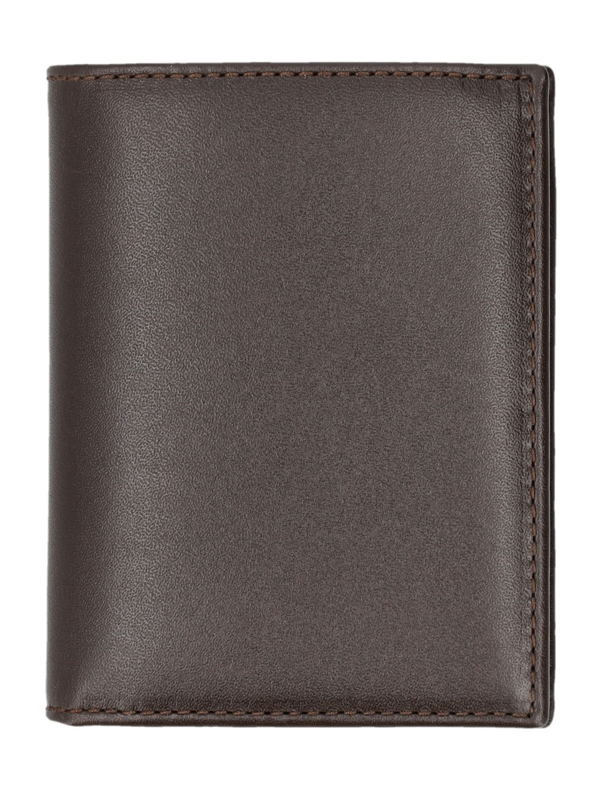 COMME DES GARÇONS COMME DES GARÇONS BROWN COWHIDE CARDHOLDER