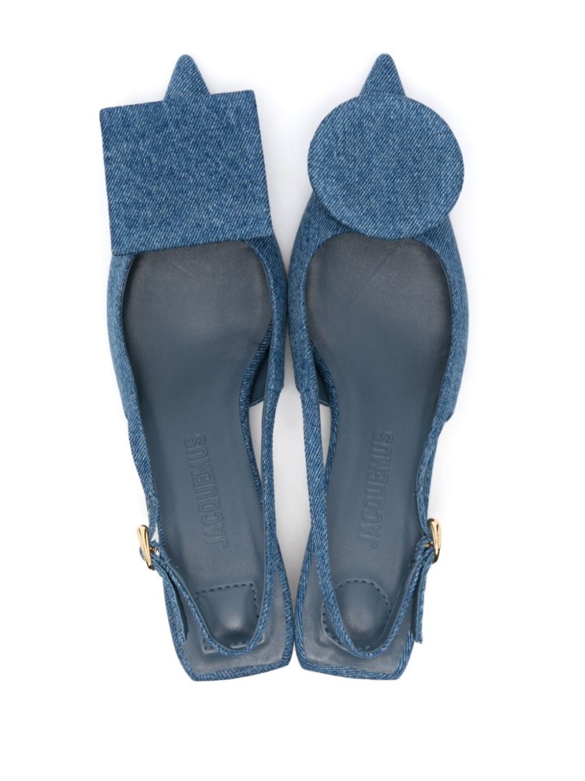 Jacquemus Les Slingbacks Duelo 40mm Pumps In Blue