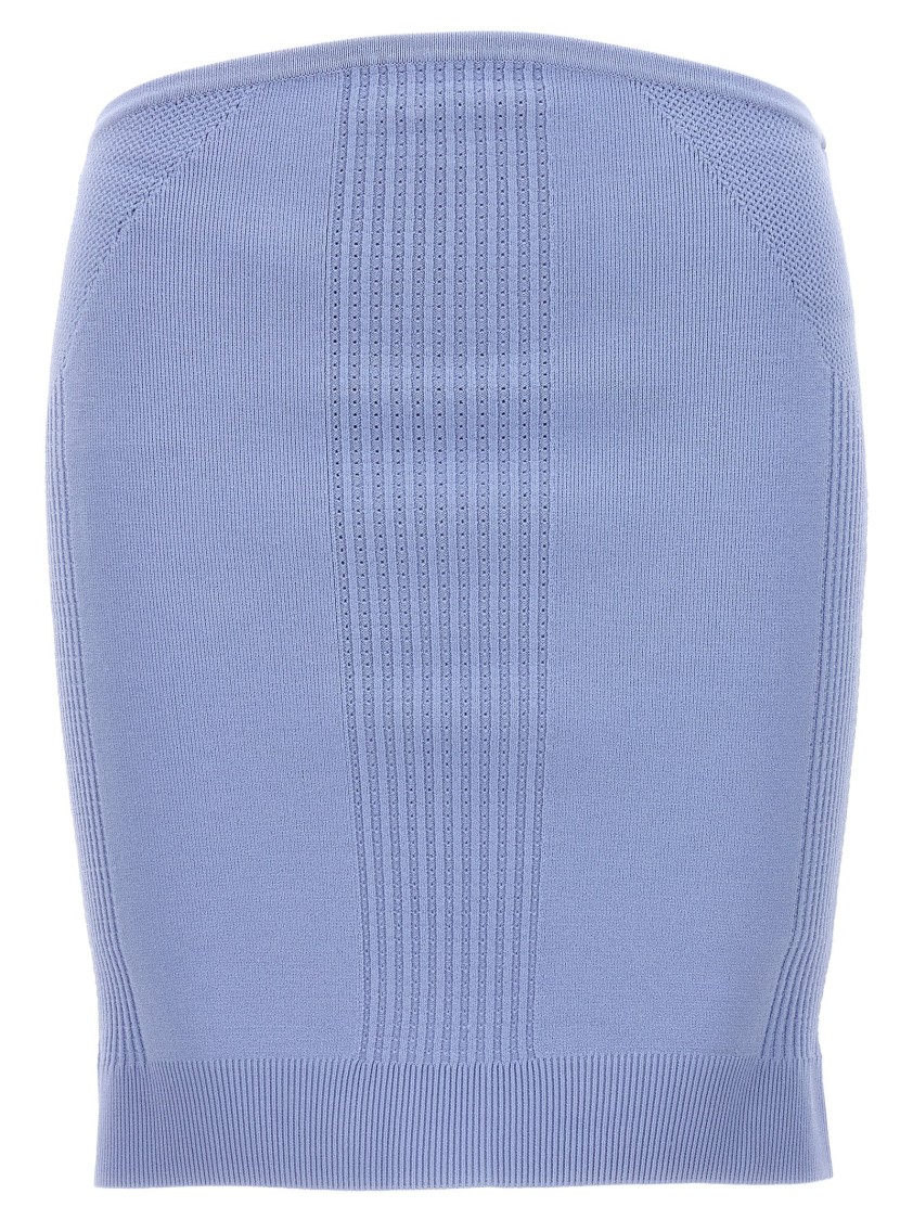 Herve Leger Hervé Léger 'mix' Skirt In Blue