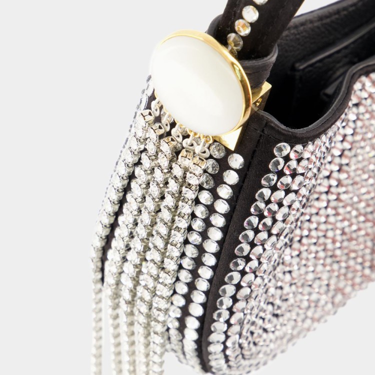 【Magda Butrym】 Vesna Micro embellishedショルダーバッグ Magda Butrym Micro Vesna Bag | Black | FARFETCH