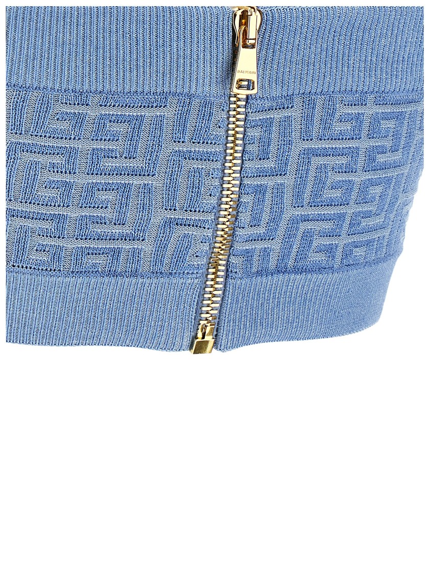 Balmain Pb Top In Blue