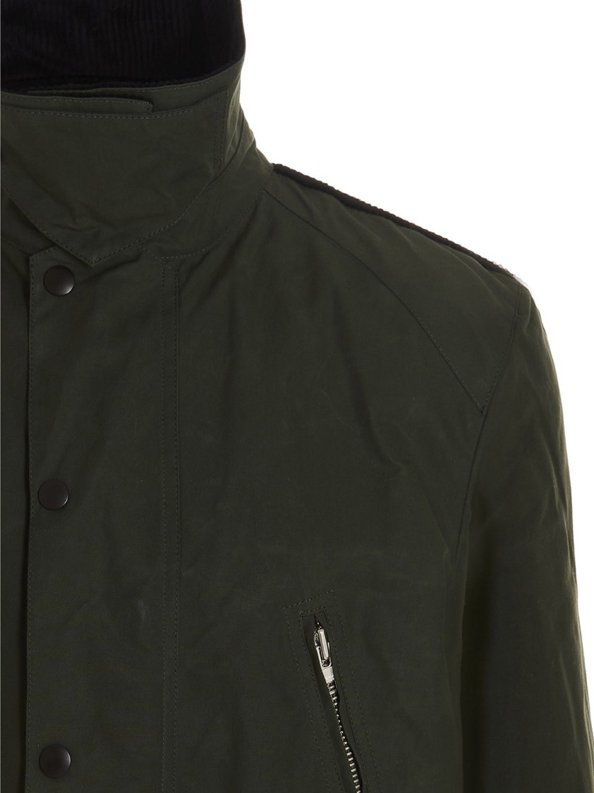 Department Five Department 5 'middle Barbour' Jacket In Black