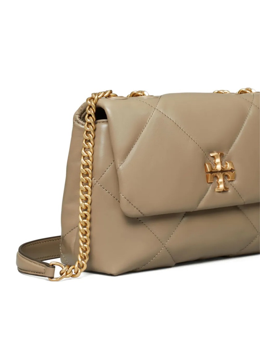 Tory Burch Small Kira Diamond-quilted Convertible Shoulder Bag In Neutral