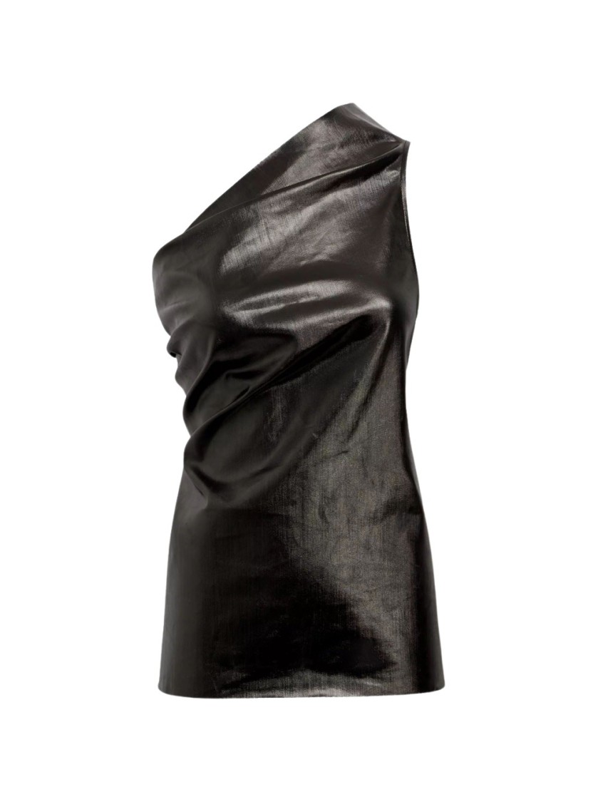 Rick Owens Athena Leather Tank Top