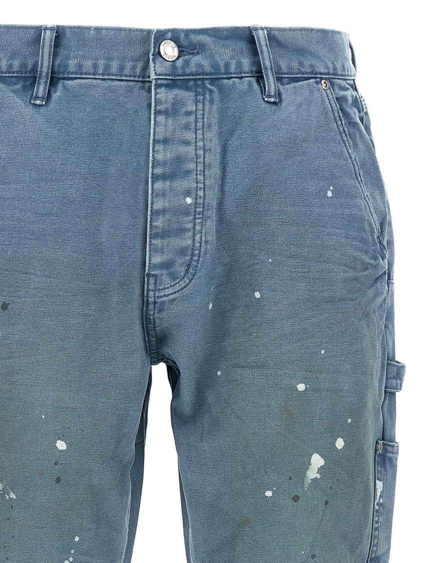 Purple P092 Copper Plate Carpenter Pants Light Blue In Blue