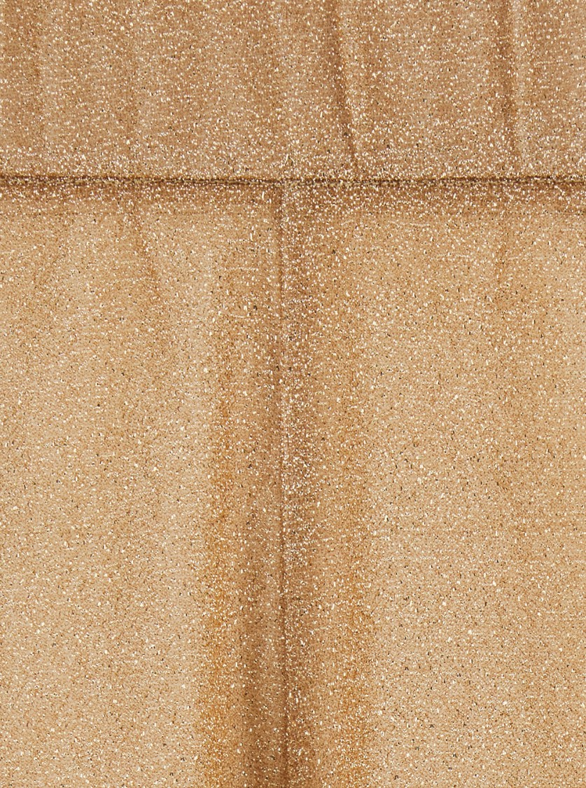 Shop Oseree Oséree Lumiere' Gold Colored Pants
