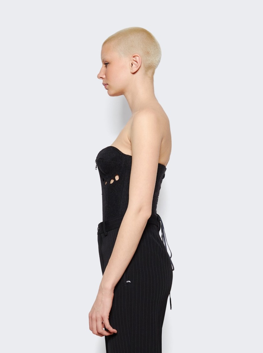 Jean Paul Gaultier Cyber Bustier With Zip Center
