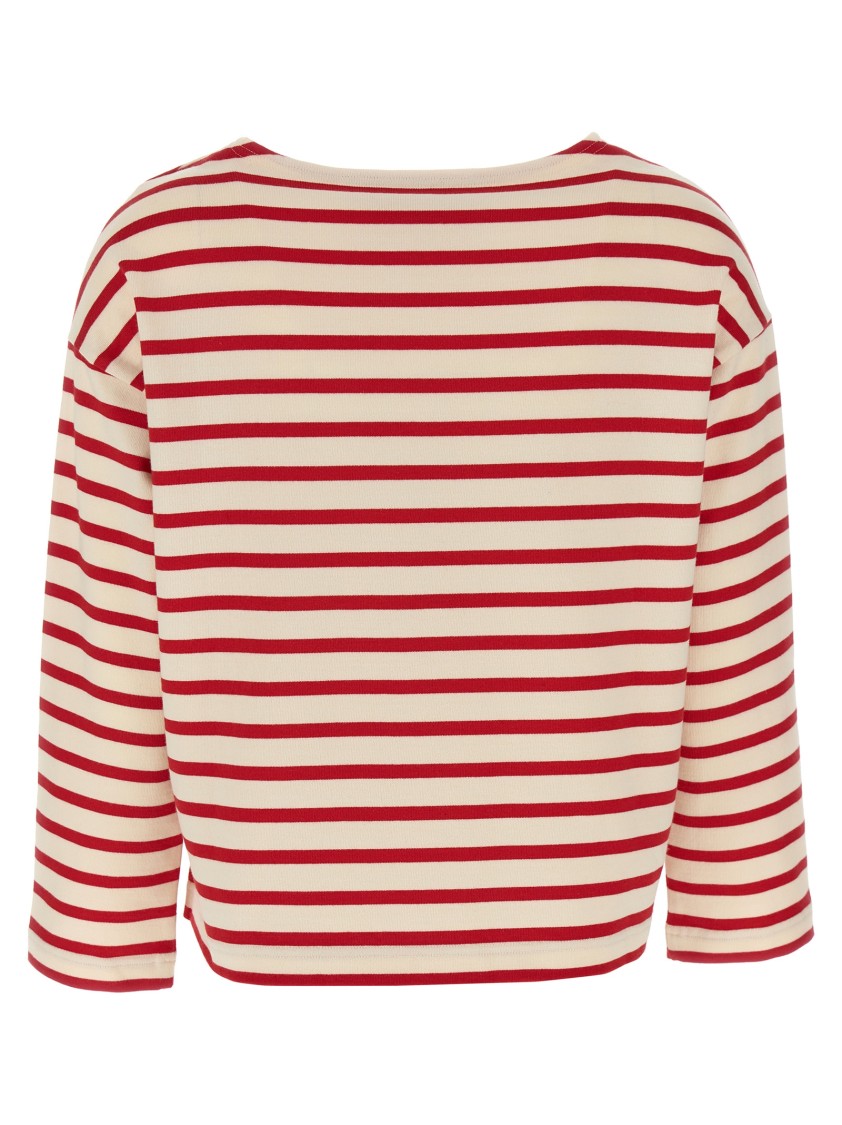 Valentino Garavani Striped Cotton Jersey T-shirt In Multi