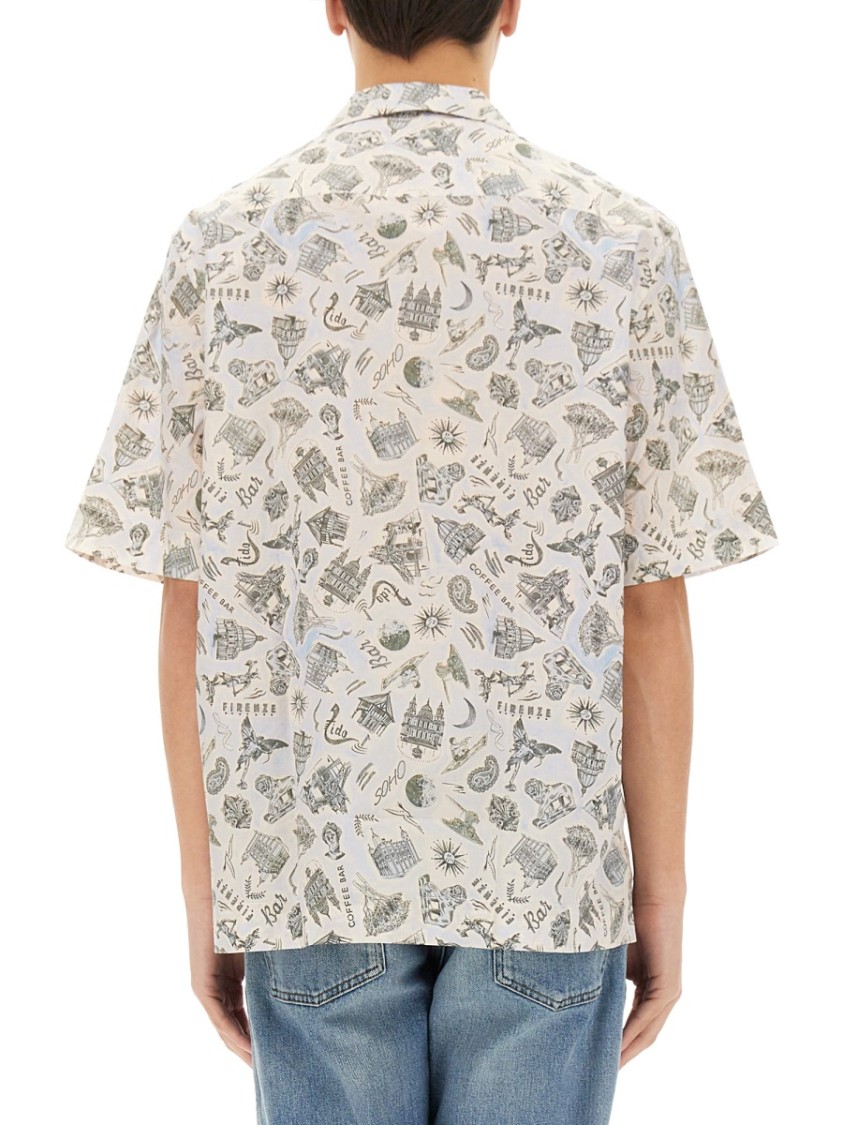 Shop Paul Smith Souvenir Print Shirt In Multicolor