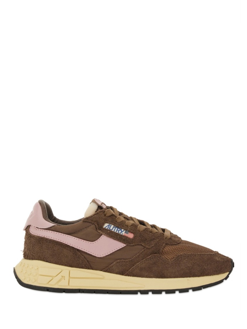 Autry Multicolor Fabric And Suede Reelwind Sneakers In Multi