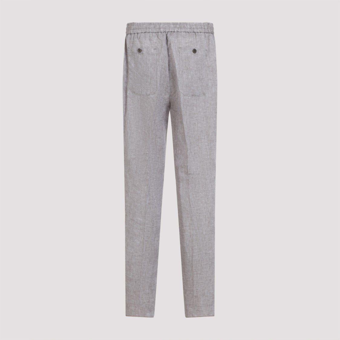 Etro Men's Lightweight Linen Jogger Pants In Grey