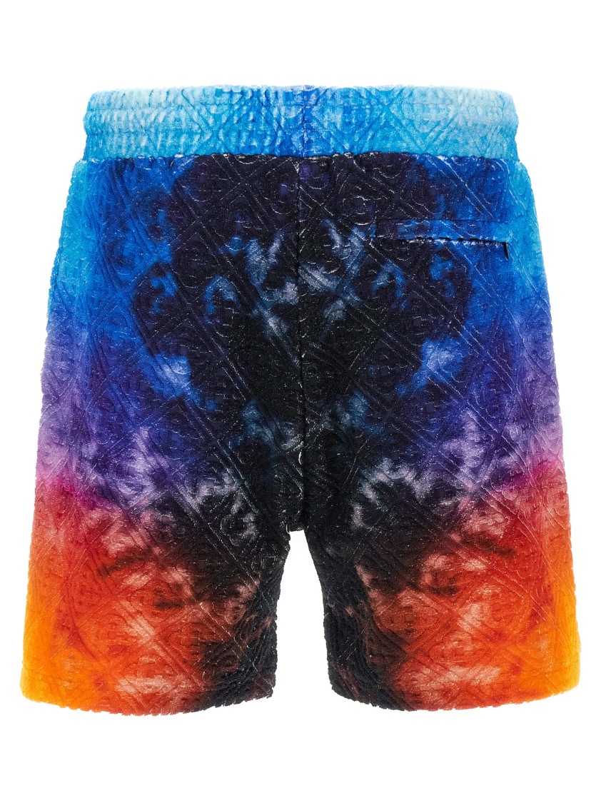 Casablanca The Gradient Towelling Bermuda And Short Multicolor In Blue
