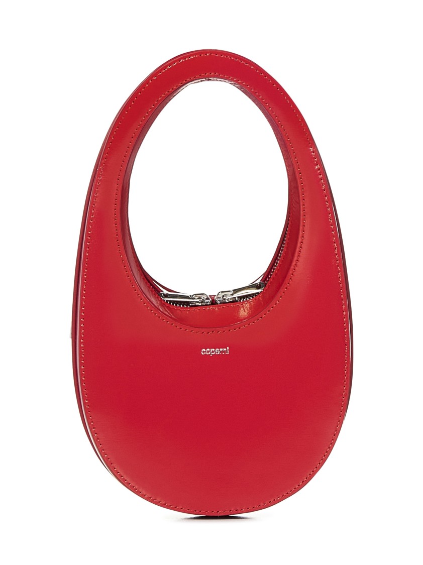 COPERNI COPERNI GLOSSY RED LEATHER HANDBAG