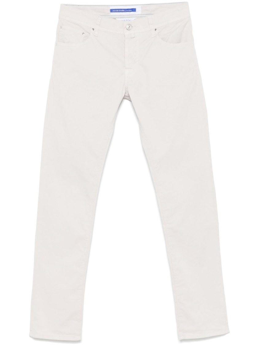 Jacob Cohen Nick Trousers In White