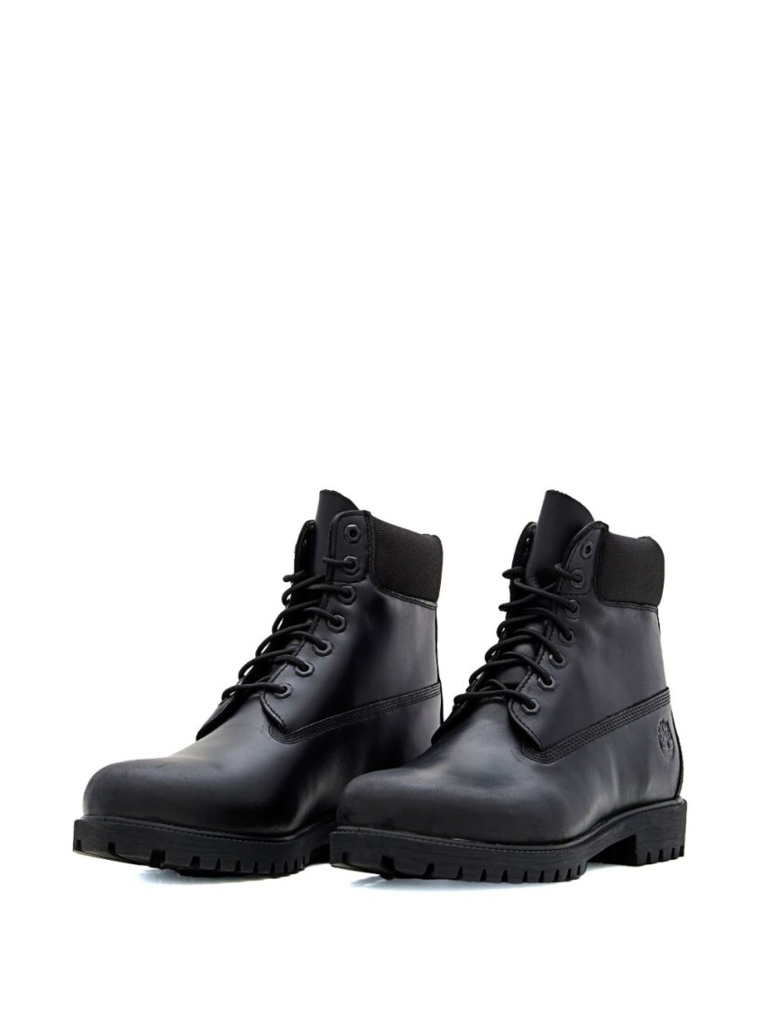 Timberland Heritage 6 Inch Lace Up Waterproof Boot In Black