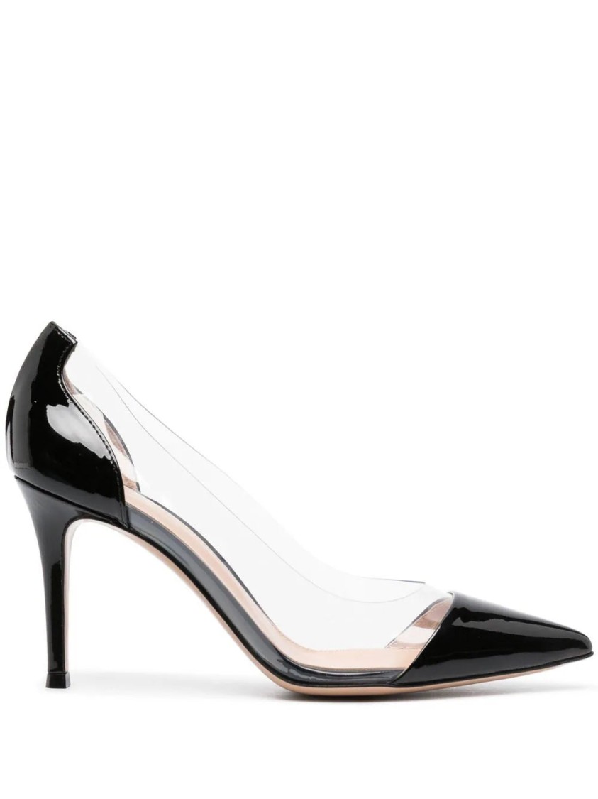 Gianvito Rossi 85mm Transparent-panel Pumps