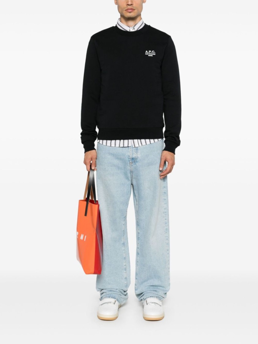 Apc A.p.c. Sweaters In Black
