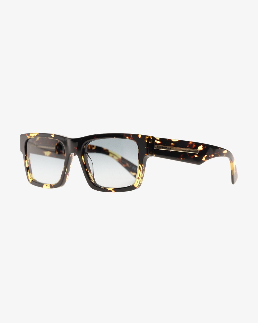 Prada Acetate Frame Eyewear With Metal Plaque