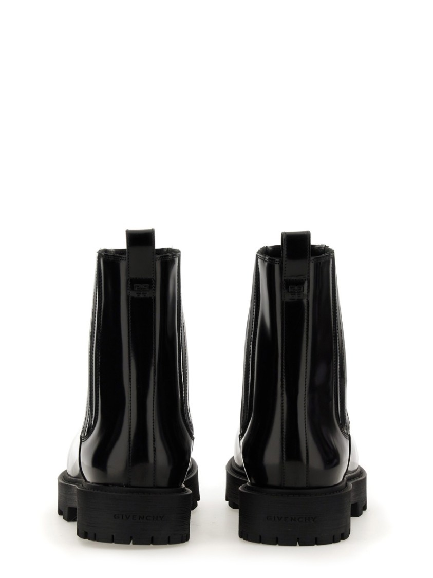 Givenchy Patent Leather Chelsea Boots