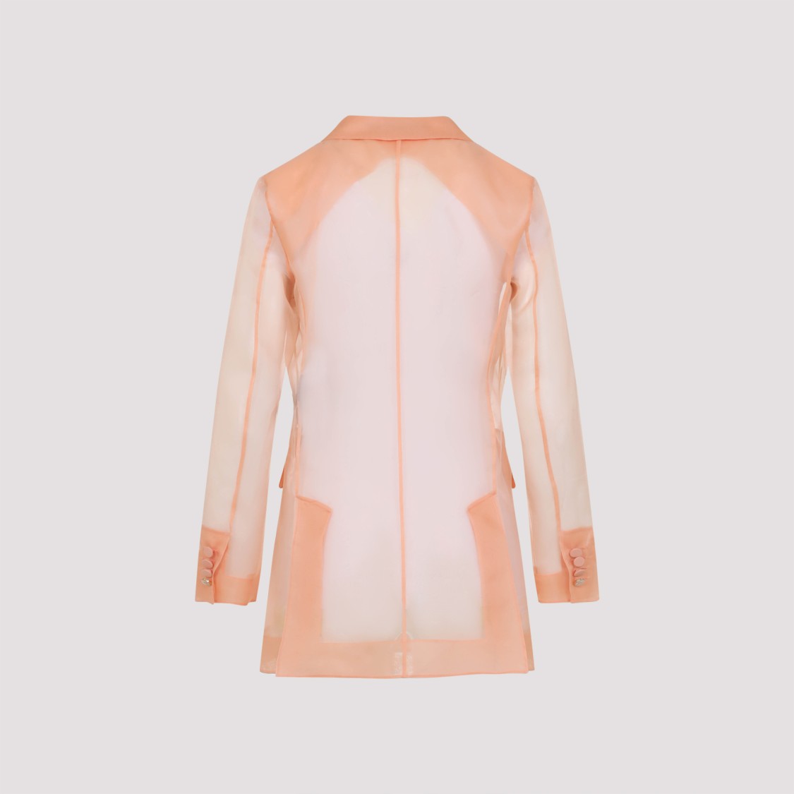 Max Mara Double-breasted Silk Jacket