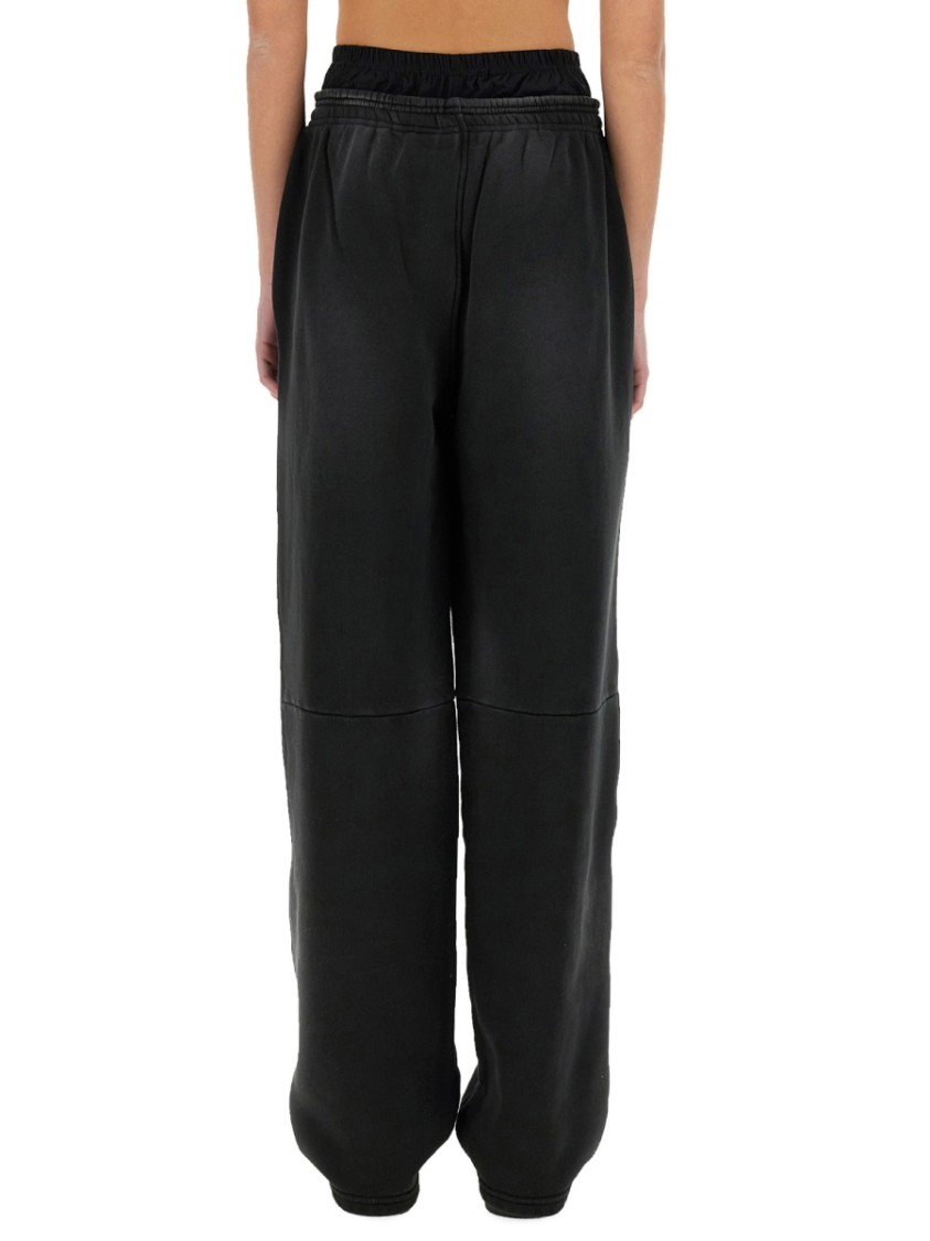 Alexander Wang high-waisted wide-leg Trousers | Black | FARFETCH