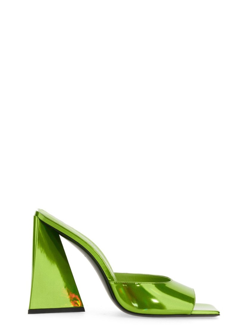 Shop Attico The Mule Devon In Green