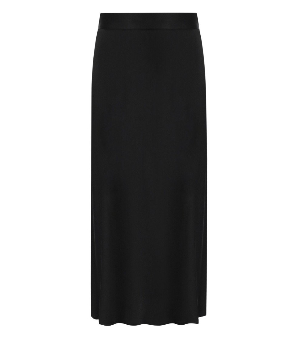 Elisabetta Franchi Black Midi Skirt In Black