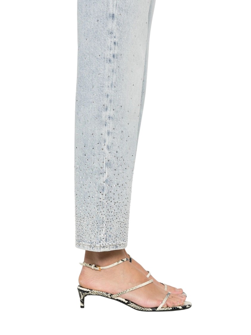7 FOR ALL MANKIND 7 FOR ALL MANKIND LOGAN STOVEPIPE JUICY WITH FADED CRYSTALS