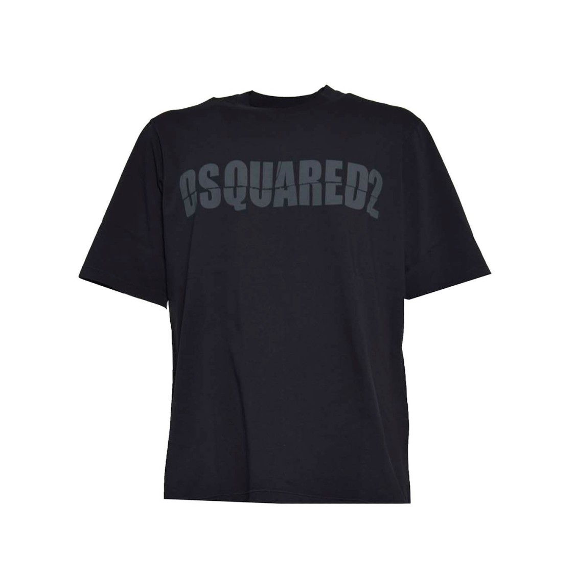 Tシャツ・カットソー Dsquared2 Black Cotton Loose Fit T-Shirt With Print Dsquared2 Black Cotton Loose Fit T-shirt With Print | ModeSens