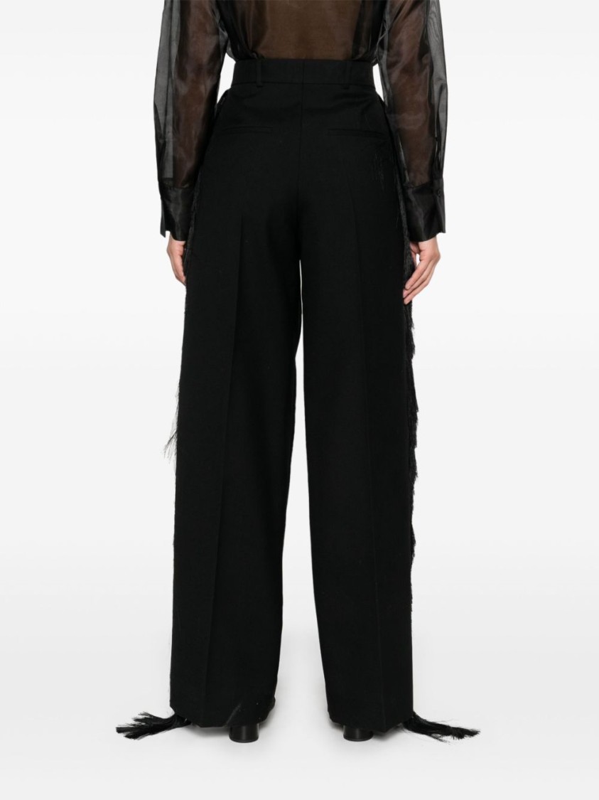 Shop Carven Fringed Trousers