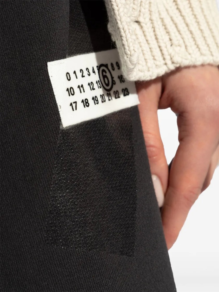 Mm6 Maison Margiela Mm6 By Maison Margiela Numbers Motif Track Pants In Black