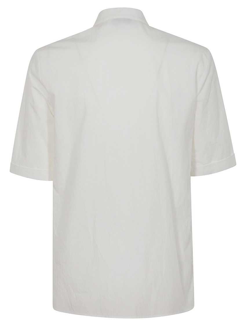 Pt Torino Button-up Shirt With Subtle Ruffle Detail