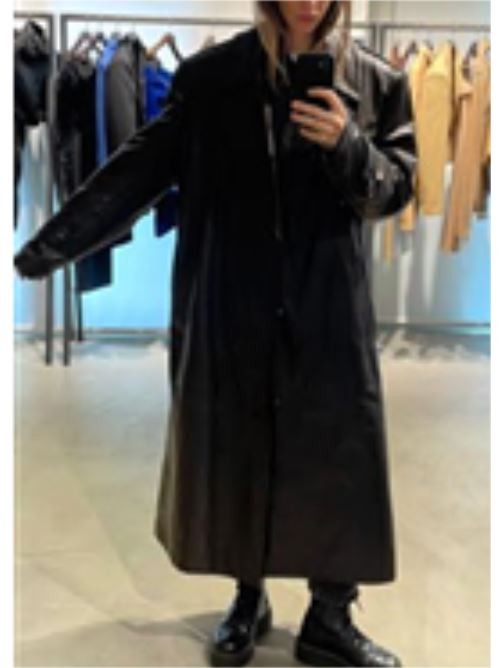 Sportmax Faggi Crocodile-effect Trench Coat In Black | ModeSens