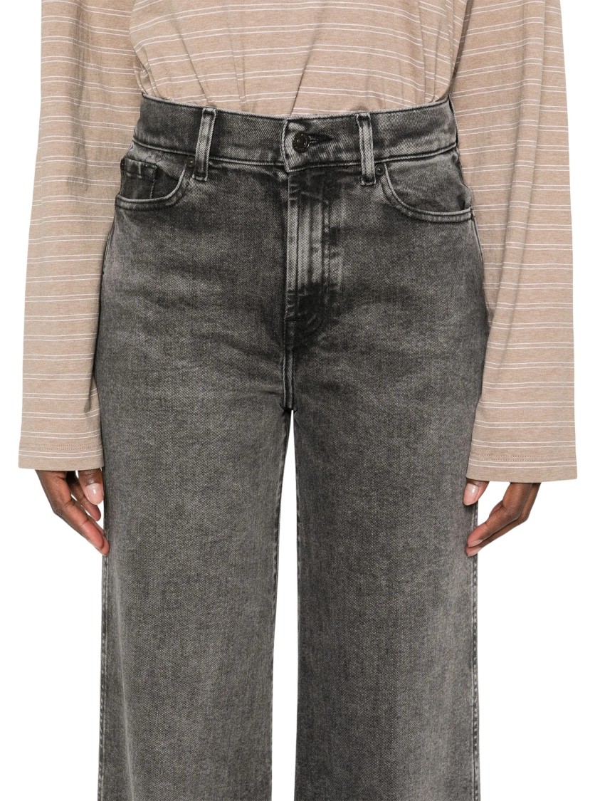 7 FOR ALL MANKIND 7 FOR ALL MANKIND WIDE-LEG HIGH-WAIST JEANS WITH SOFT FINISH