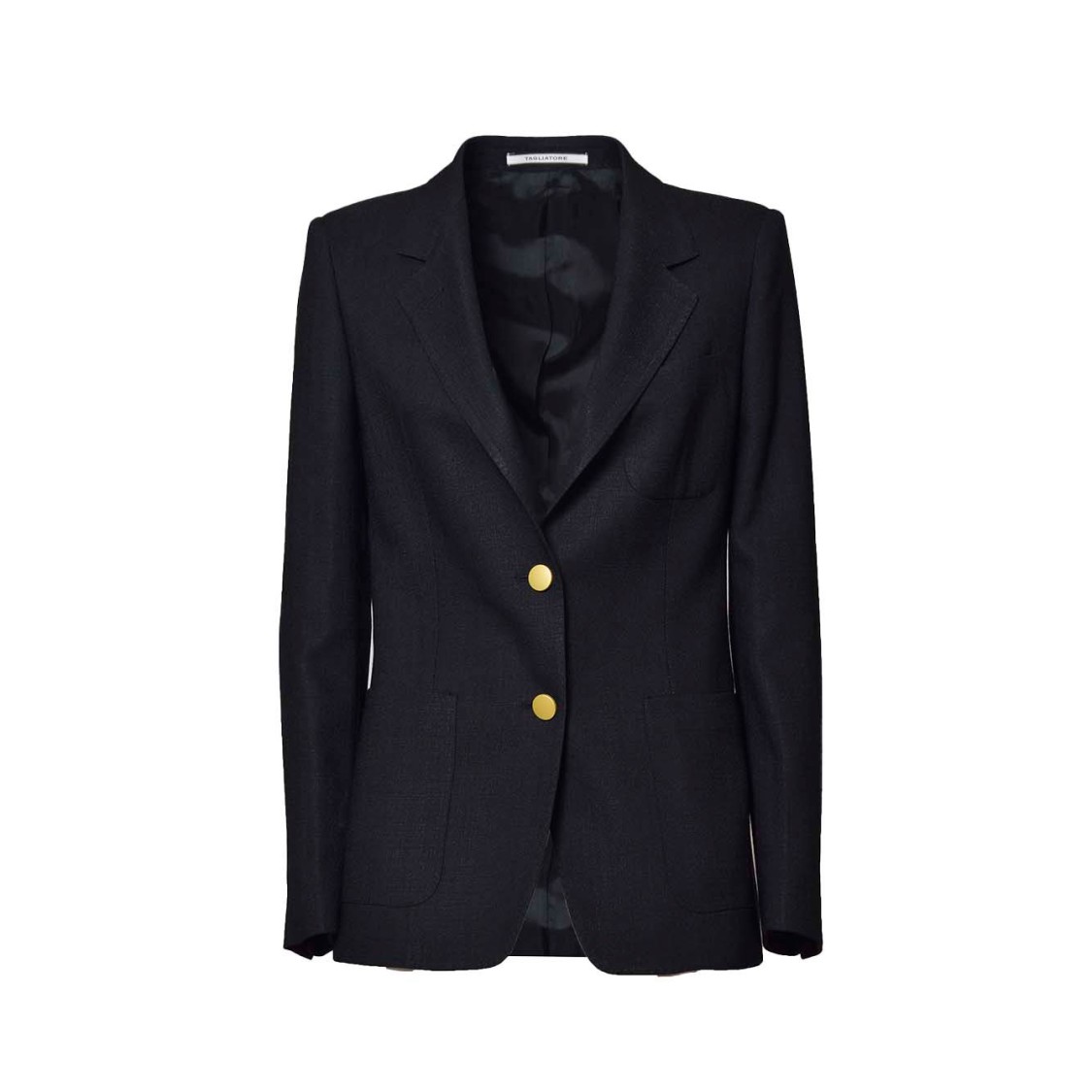 Tagliatore J-parigi Single Breasted Jacket In Black Viscose Blend