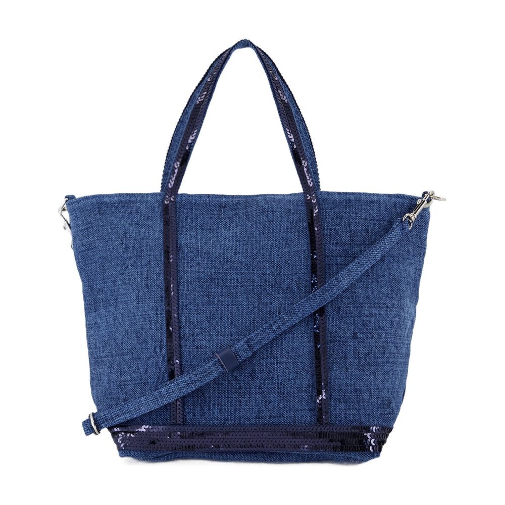 Vanessa Bruno Small Cabas Shoulder Bag In Blue