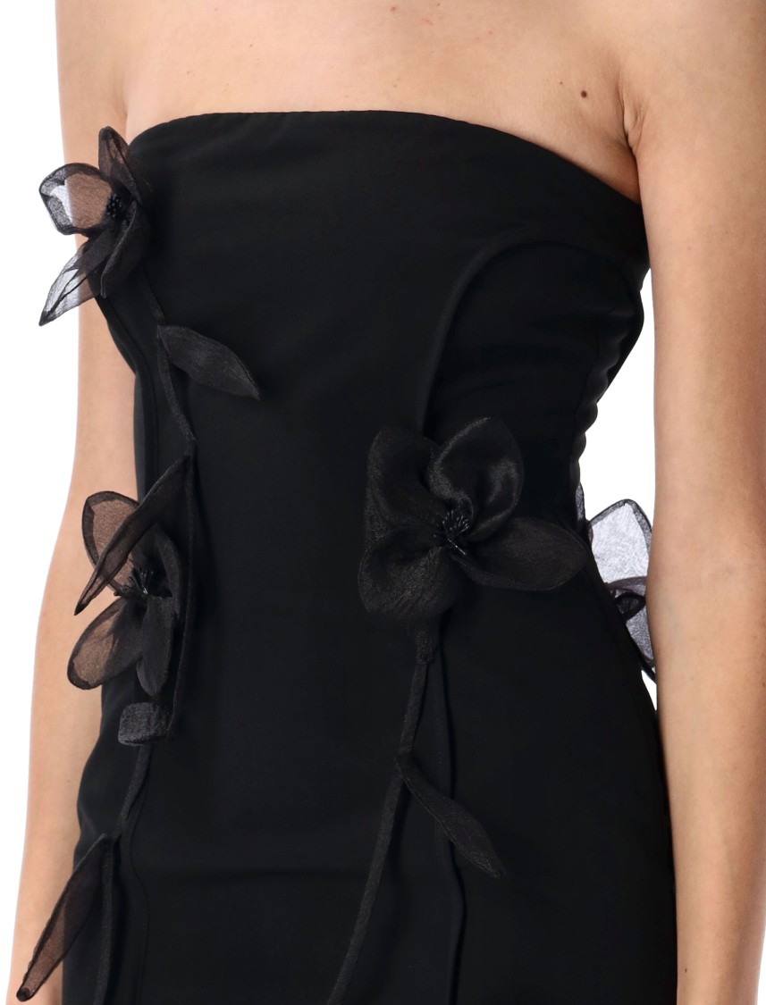 Shop Rotate Birger Christensen Rotate Tube Rose Dress In Black