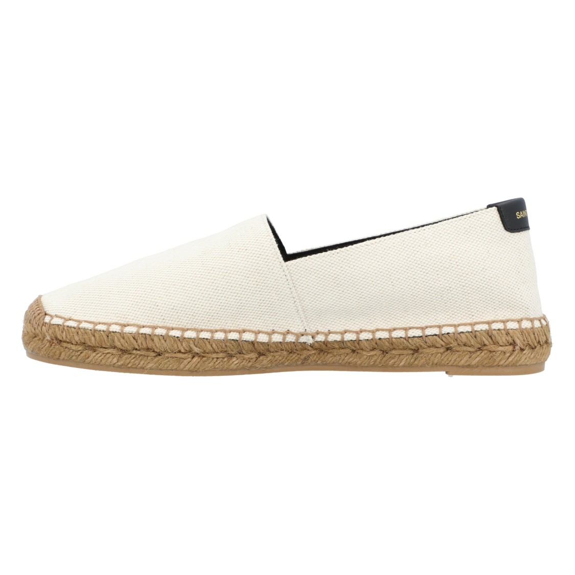 Saint Laurent Embroidered Espadrilles In Canvas Beige In Neutral