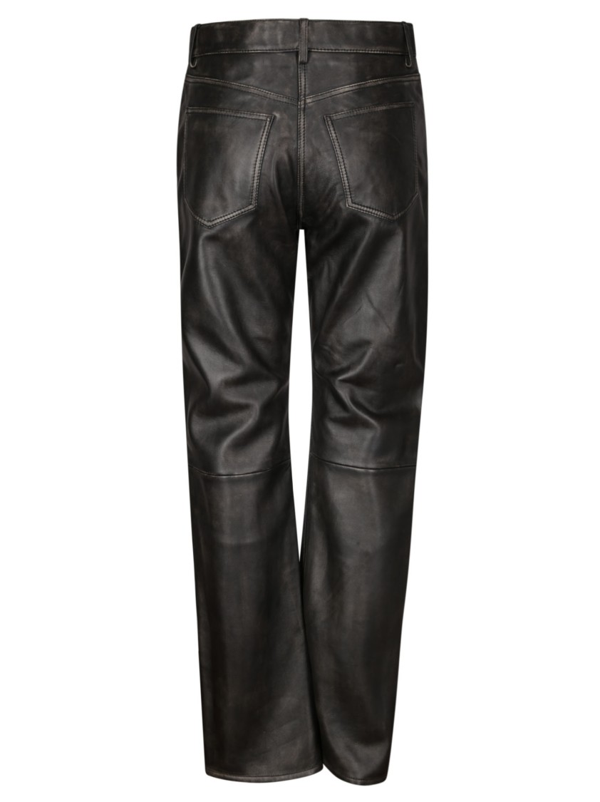 Samsoe & Samsoe Samsoe Samsoe Straight Leg Trousers In Black