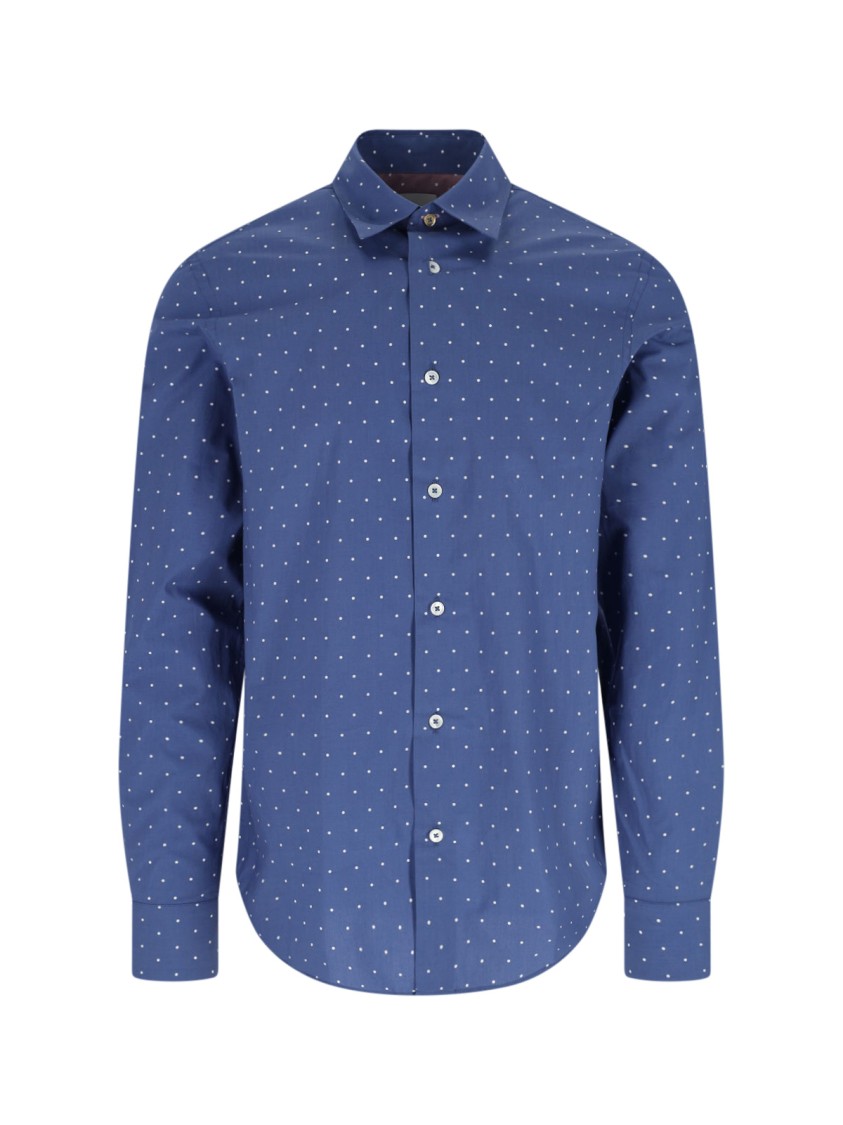 Paul Smith Polka Dot Long Sleeve Button-down Shirt