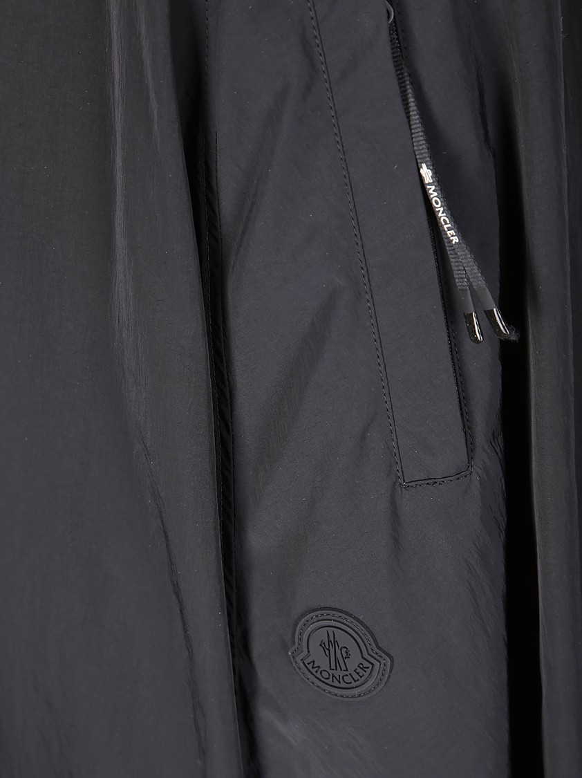 Moncler Flowing Midi Skirt In Black