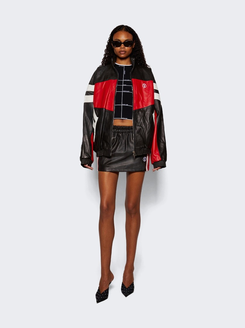 Vetements Tracksuit Jacket Black And Red In Black