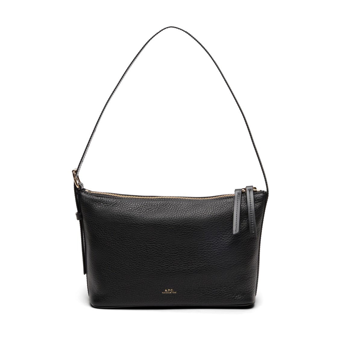 Apc A.p.c. Shoulder Bag With Textured Calf Leather