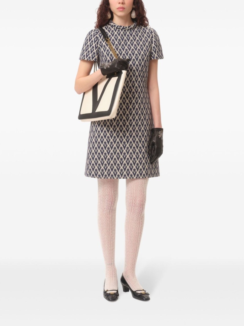 VALENTINO VALENTINO TOUTE LA V SHORT DRESS