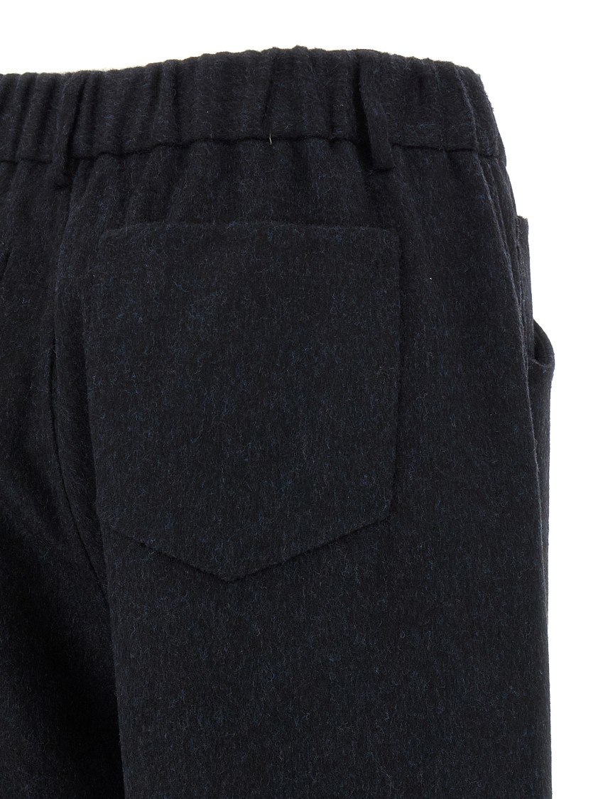 Brunello Cucinelli Comfort Fit Wool Flannel Pants