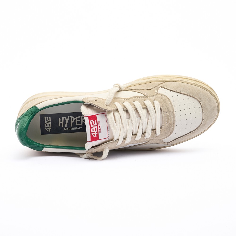 4b12 Total Leather Men's Sneakers In Neutral
