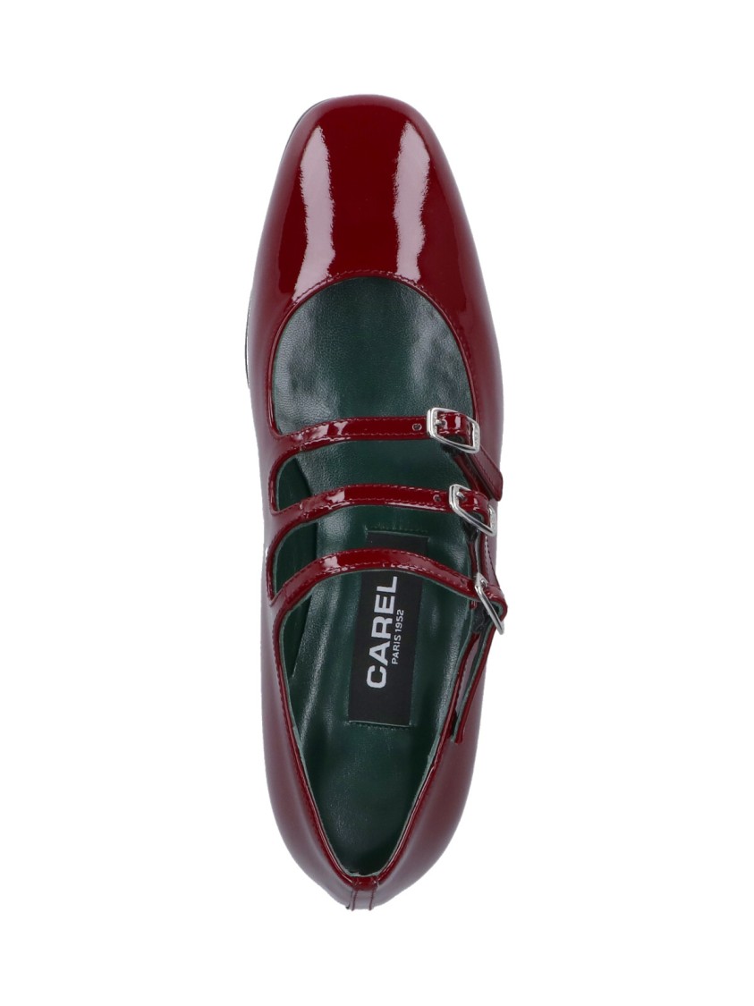 CAREL CAREL "ARIANA" MARY JANE PUMPS – BORDEAUX 