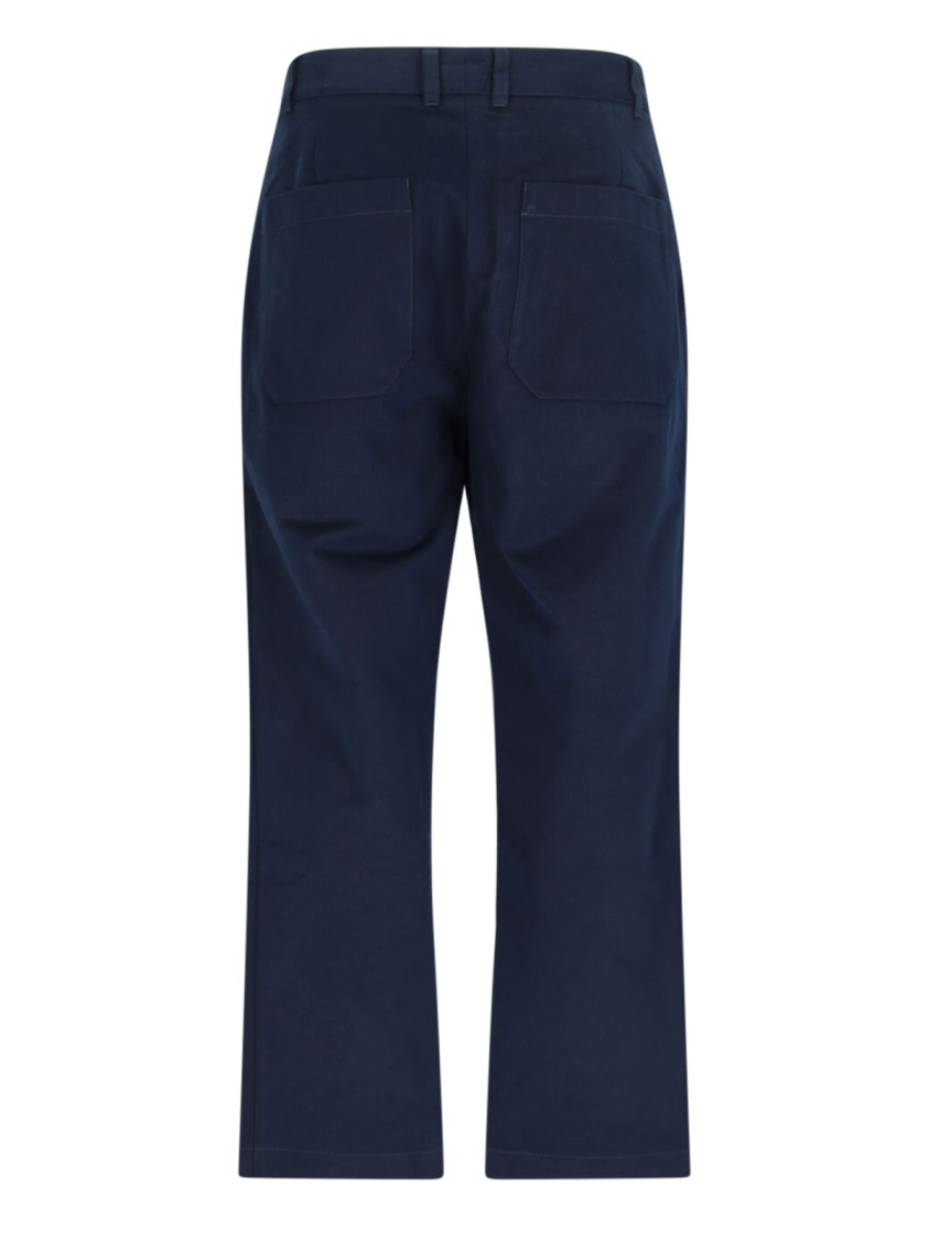 Studio Nicholson Straight Leg Trousers With Pockets And Loops