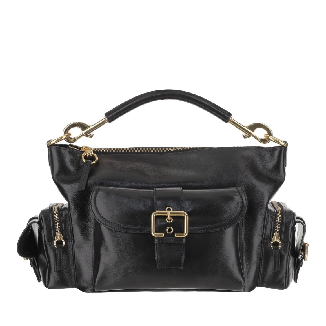 Chloé Shiny Leather Camera Bag